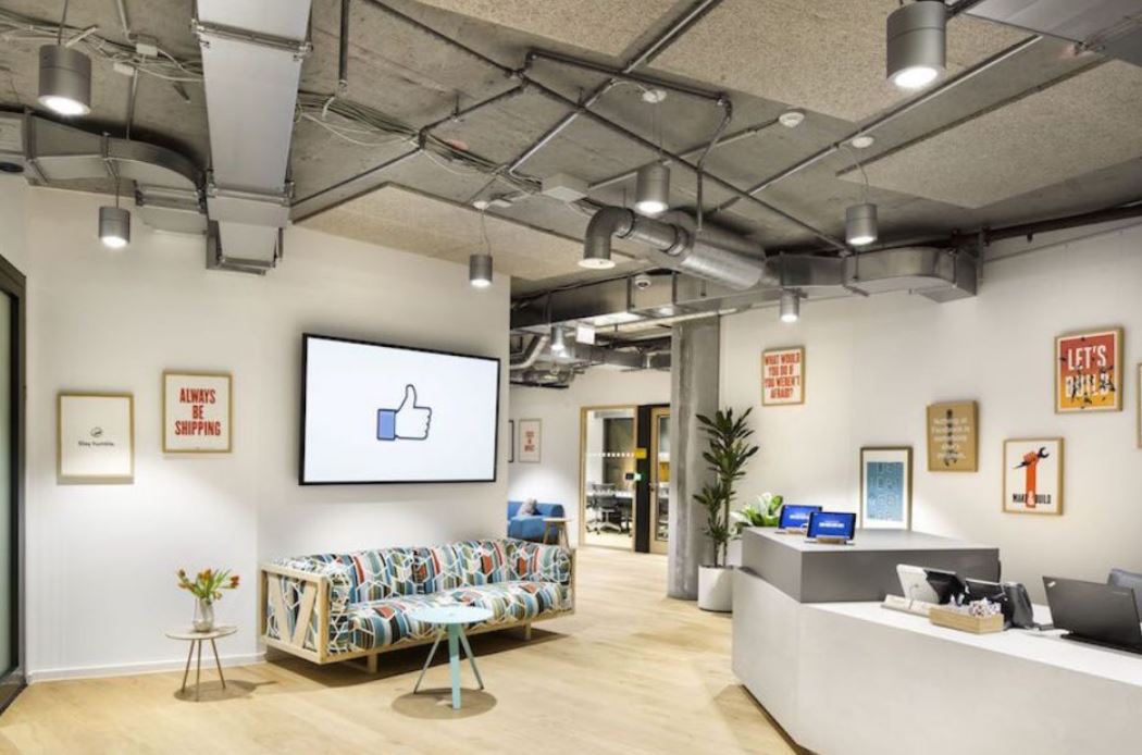 Hình ảnh văn phòng Facebook với nội thất sáng tạo 1